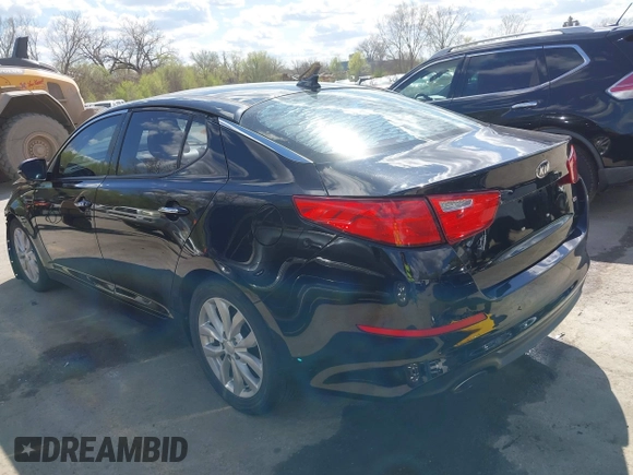 2015 Kia Optima EX with VIN 5XXGN4A79FG502953, listed as a IAAI auction lot 42009927 with 144,284 mi miles and . Bid and sale history available at DreamBid. Image 3.