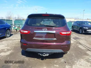 2013 Infiniti JX35 z VIN 5N1AL0MM4DC345105, wystawiony jako IAAI lot #41741937 z przebiegiem 76 332 mil mil oraz . Historia ofert i sprzedaży dostępna na DreamBid. Obrazek 16.