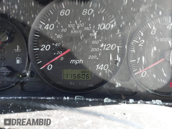 2001 Mazda Protege LX with VIN JM1BJ225310404647, listed as a IAAI auction lot 41480466 with 115,606 mi miles and . Bid and sale history available at carsss.com. Image 7.