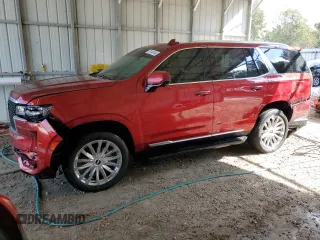 2022 Cadillac Escalade RWD Premium Luxury z VIN 1GYS3BKL9NR289217, wystawiony jako Copart lot #78144164 z przebiegiem 59 985 mil mil oraz Szkoda całkowita • Salvage title. Historia ofert i sprzedaży dostępna na DreamBid. Obrazek 1.