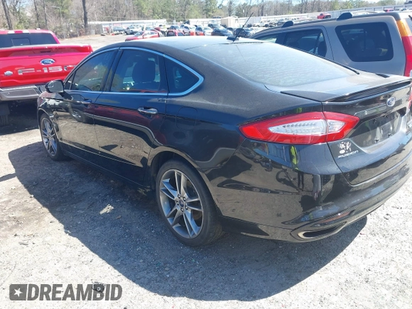 2013 Ford Fusion Titanium with VIN 3FA6P0D91DR105270, listed as a IAAI auction lot 41769392 with 209,638 mi miles. Bid and sale history available at carsss.com. Image 3.