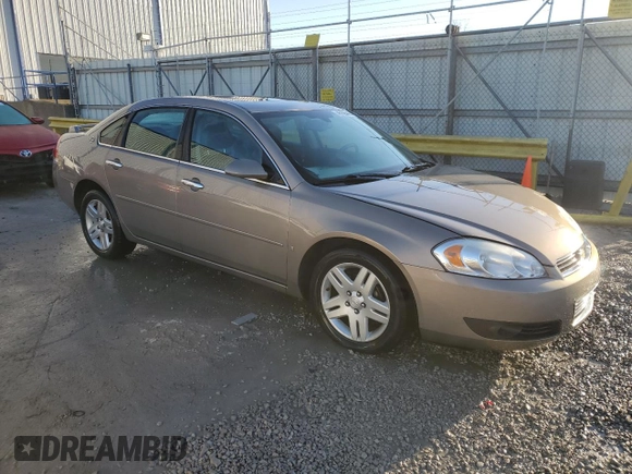 2007 Chevrolet Impala LTZ with VIN 2G1WU58R379221308, listed as a Copart auction lot 46196445 with 237,458 mi miles and Non Repairable. Bid and sale history available at DreamBid. Image 4.