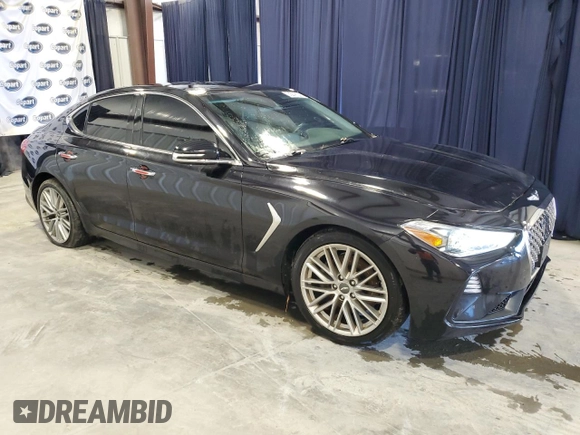 2021 Genesis G70 2.0T with VIN KMTG64LA7MU072306, listed as a Copart auction lot 46165345 with 78,452 mi miles and Clean title. Bid and sale history available at DreamBid. Image 4.