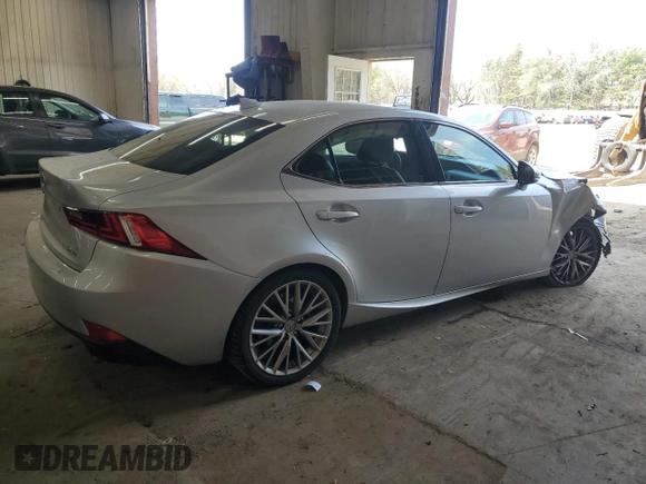 2014 Lexus IS 250 with VIN JTHCF1D23E5004937, listed as a Copart auction lot 55245465 with 120,894 mi miles and Salvage title. Bid and sale history available at DreamBid. Image 3.