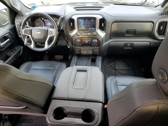 2019 Chevrolet Silverado 1500 LTZ with VIN 1GCRYGED4KZ282341, listed as a Copart auction lot 87310784 with 60,814 mi miles and Salvage Title. Bid and sale history available at carsss.com. Image 8.