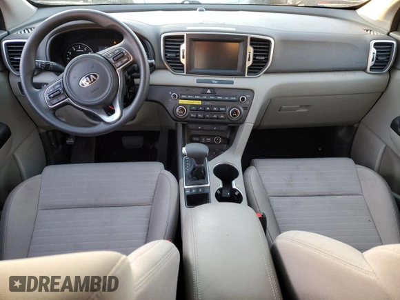 2018 Kia Sportage LX with VIN KNDPMCACXJ7446114, listed as a Copart auction lot 37712144 with 65,273 mi miles and Non Repairable. Bid and sale history available at DreamBid. Image 8.