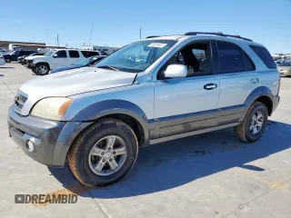 2006 Kia Sorento LX with VIN KNDJD733265543532, listed as a Copart auction lot 48069445 with 195,321 mi miles and Salvage Title. Bid and sale history available at carsss.com. Image 1.