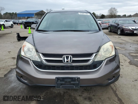 2011 Honda CR-V EX-L with VIN 5J6RE3H70BL039761, listed as a Copart auction lot 42947185 with 64,187 mi miles and Salvage Title. Bid and sale history available at carsss.com. Image 5.