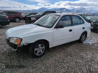 2002 Hyundai Accent GL with VIN KMHCG45C82U358523, listed as a Copart auction lot 48247575 with 164,869 mi miles and Salvage Title. Bid and sale history available at carsss.com. Image 1.