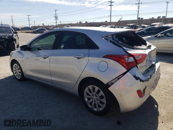 2017 Hyundai Elantra GT with VIN KMHD35LH5HU360744, listed as a Copart auction lot 78749524 with 93,364 mi miles and Salvage Title. Bid and sale history available at carsss.com. Image 2.