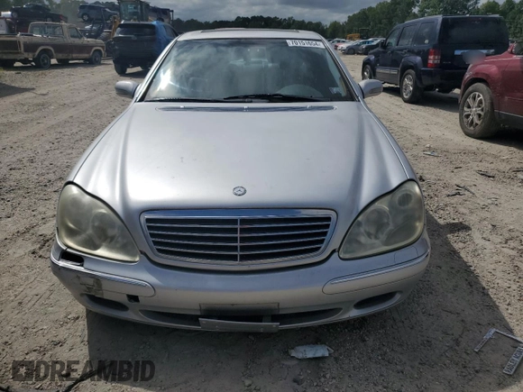 2000 Mercedes-Benz S-Class with VIN WDBNG75J6YA043807, listed as a Copart auction lot 70151654 with 0 mi miles and Clean Title. Bid and sale history available at carsss.com. Image 5.