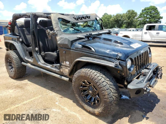 2018 Jeep Wrangler JK Unlimited Sport S with VIN 1C4BJWDG6JL875857, listed as a Copart auction lot 62903474 with 56,208 mi miles and Salvage Title. Bid and sale history available at carsss.com. Image 4.
