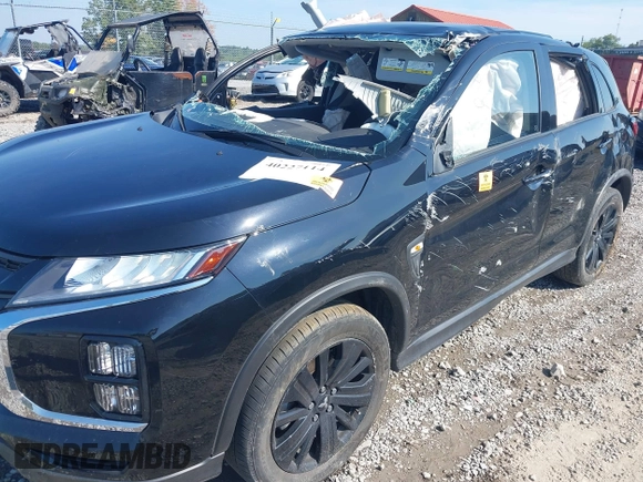 2022 Mitsubishi Outlander Sport ES with VIN JA4ARUAU5NU007524, listed as a IAAI auction lot 40227114 with 34,104 mi miles. Bid and sale history available at carsss.com. Image 6.