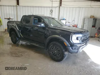 2024 Ford Ranger Raptor with VIN 1FTER4LR7RLE07063, listed as a Copart auction lot 47628295 with 8,187 mi miles and Salvage Title. Bid and sale history available at carsss.com. Image 4.