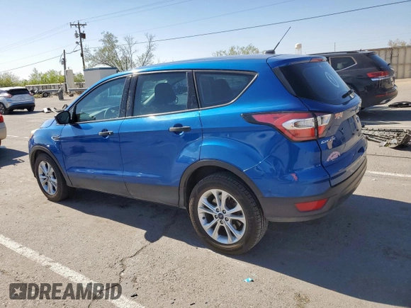 2017 Ford Escape S with VIN 1FMCU0F73HUC10243, listed as a Copart auction lot 57957465 with 79,377 mi miles and Salvage title. Bid and sale history available at DreamBid. Image 2.