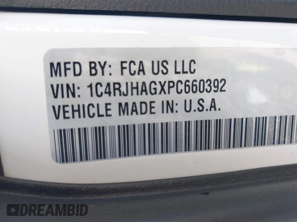 2023 Jeep Grand Cherokee Laredo with VIN 1C4RJHAGXPC660392, listed as a IAAI auction lot 41845564 with 7,444 mi miles and . Bid and sale history available at DreamBid. Image 9.