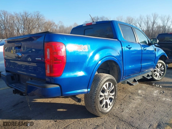 2019 Ford Ranger XL with VIN 1FTER4FH8KLA55507, listed as a IAAI auction lot 41133615 with 58,747 mi miles. Bid and sale history available at carsss.com. Image 4.