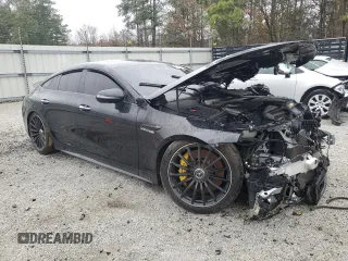 2020 Mercedes-Benz AMG GT 63 S with VIN WDD7X8KB5LA015038, listed as a Copart auction lot 84061004 with 64,514 mi miles and Clean title. Bid and sale history available at DreamBid. Image 4.