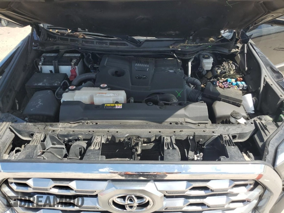 2022 Toyota Tundra 1794 Edition with VIN 5TFMA5DB7NX001779, listed as a Copart auction lot 55788825 with 51,582 mi miles and Salvage title. Bid and sale history available at DreamBid. Image 11.