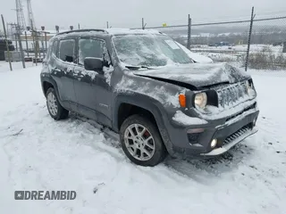2019 Jeep Renegade Latitude z VIN ZACNJBBB7KPK49967, wystawiony jako IAAI lot #41351414 z przebiegiem 99 613 mil mil oraz . Historia ofert i sprzedaży dostępna na DreamBid. Obrazek 1.