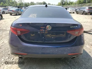2020 Alfa Romeo Giulia Ti with VIN ZARFANBN6L7636081, listed as a Copart auction lot 67724104 with 0 mi miles and Salvage Title. Bid and sale history available at carsss.com. Image 6.