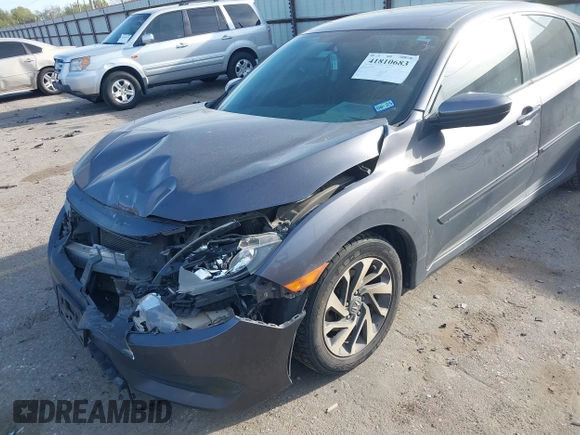 2016 Honda Civic Sedan EX with VIN 19XFC2F74GE064349, listed as a IAAI auction lot 41810683 with 129,817 mi miles. Bid and sale history available at carsss.com. Image 6.
