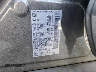 2016 Nissan Rogue S with VIN 5N1AT2MT7GC925228, listed as a Copart auction lot 49996655 with 125,622 mi miles and Salvage Title. Bid and sale history available at carsss.com. Image 16.