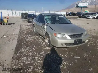 2003 Mazda Protege DX with VIN JM1BJ225431109585, listed as a Copart auction lot 88652505 with 246,348 mi miles and Salvage Title. Bid and sale history available at carsss.com. Image 11.