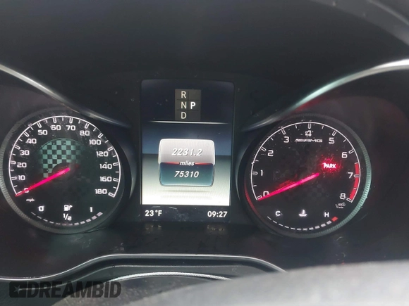 2019 Mercedes-Benz GLC with VIN WDC0J6EBXKF502650, listed as a IAAI auction lot 41246688 with 75,310 mi miles. Bid and sale history available at carsss.com. Image 7.
