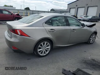 2014 Lexus IS 250 with VIN JTHBF1D29E5036139, listed as a Copart auction lot 56336515 with 165,530 mi miles and Salvage title. Bid and sale history available at DreamBid. Image 3.