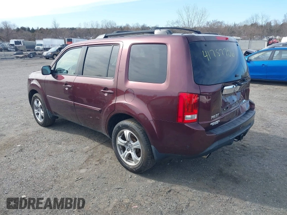 2012 Honda Pilot EX-L with VIN 5FNYF4H5XCB018858, listed as a IAAI auction lot 41757706 with 175,235 mi miles and . Bid and sale history available at carsss.com. Image 3.