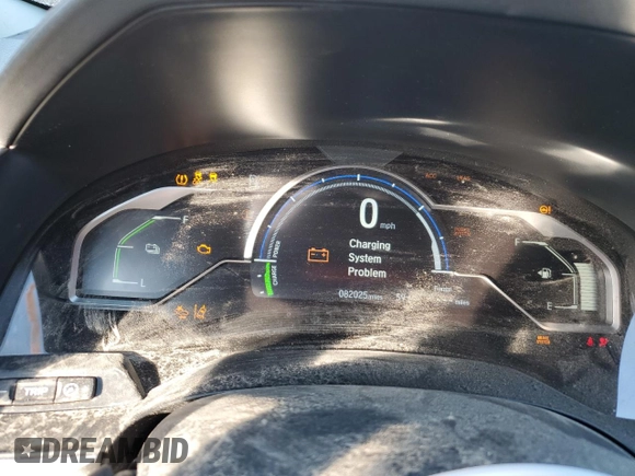 2018 Honda Clarity Plug-In Hybrid Touring with VIN JHMZC5F37JC010052, listed as a Copart auction lot 79629024 with 82,025 mi miles and Salvage Title. Bid and sale history available at carsss.com. Image 9.