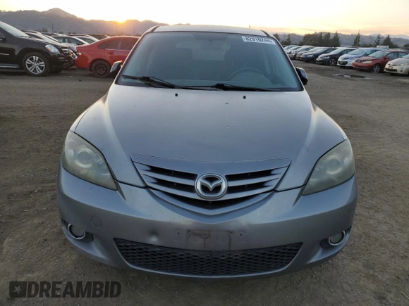 2006 Mazda 3 S Sport with VIN JM1BK144861475484, listed as a Copart auction lot 82910244 with 171,515 mi miles and Salvage Title. Bid and sale history available at DreamBid. Image 5.