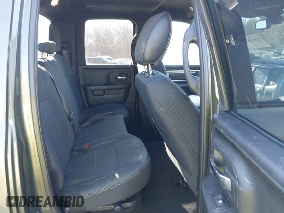 2021 Ram 1500 Warlock with VIN 1C6RR7GT9MS596989, listed as a IAAI auction lot 41673633 with 45,592 mi miles and . Bid and sale history available at DreamBid. Image 8.