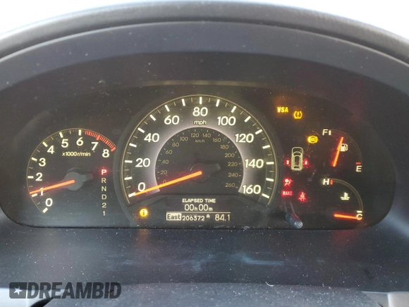2006 Honda Odyssey TOURING with VIN 5FNRL38876B069580, listed as a Copart auction lot 47359635 with 206,372 mi miles and Salvage Title. Bid and sale history available at carsss.com. Image 9.