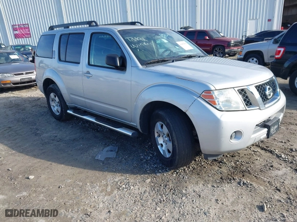2012 Nissan Pathfinder LE with VIN 5N1AR1NNXCC626223, listed as a IAAI auction lot 41605858 with 234,382 mi miles. Bid and sale history available at carsss.com. Image 1.