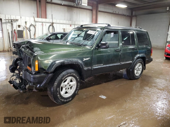 1998 Jeep Cherokee Sport with VIN 1J4FJ68S3WL146331, listed as a Copart auction lot 49420995 with 200,040 mi miles and Salvage Title. Bid and sale history available at carsss.com. Image 1.