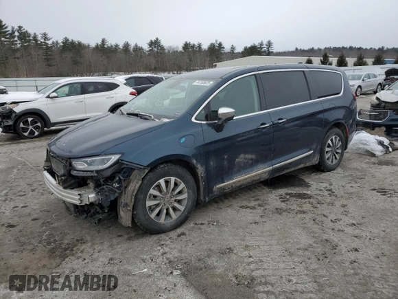 2023 Chrysler Pacifica Hybrid Limited with VIN 2C4RC1S72PR506489, listed as a Copart auction lot 44193625 with 48,433 mi miles and Salvage title. Bid and sale history available at DreamBid. Image 1.