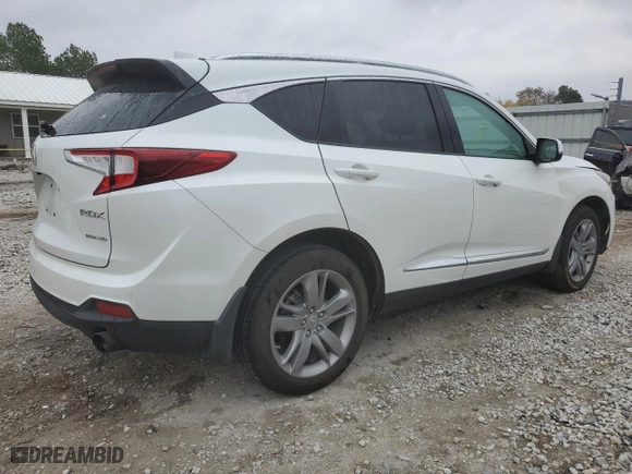 2020 Acura RDX w/Advance Pkg with VIN 5J8TC2H7XLL022755, listed as a Copart auction lot 81921734 with 112,489 mi miles and Salvage Title. Bid and sale history available at carsss.com. Image 3.