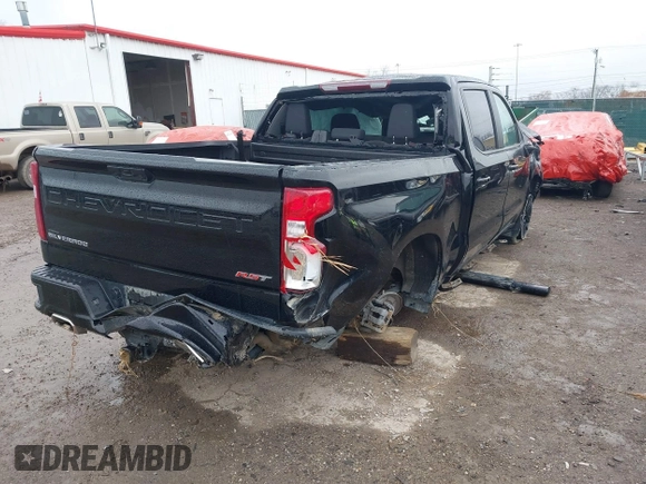 2022 Chevrolet Silverado 1500 RST with VIN 1GCUDEED4NZ571637, listed as a IAAI auction lot 40840081 with Not Provided miles and . Bid and sale history available at DreamBid. Image 4.