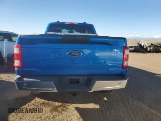 2021 Ford F-150 XL with VIN 1FTMF1EB4MKF07459, listed as a Copart auction lot 84900714 with 43,819 mi miles and Salvage title. Bid and sale history available at DreamBid. Image 6.