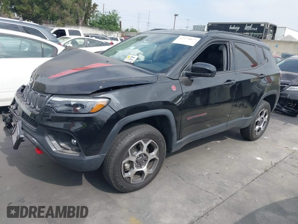 2022 Jeep Compass Trailhawk с VIN 3C4NJDDB1NT227990, выставлен на аукционе IAAI как лот 42574077 с пробегом Не указан миль и . История ставок и продаж доступна на DreamBid. Изображение 18.