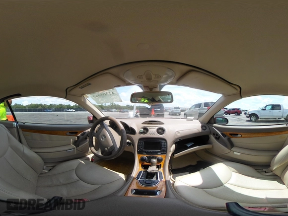 2005 Mercedes-Benz SL 500 with VIN WDBSK75F65F096681, listed as a IAAI auction lot 42305663 with 65,001 mi miles and . Bid and sale history available at DreamBid. Image 18.