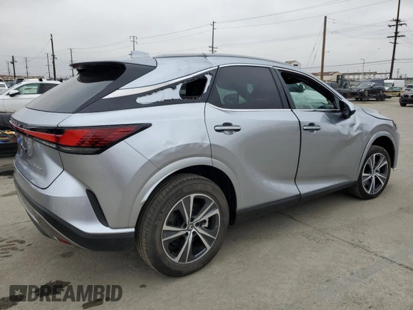 2024 Lexus RX with VIN 2T2BAMBA0RC049779, listed as a Copart auction lot 55129975 with 2,560 mi miles and Salvage Title. Bid and sale history available at carsss.com. Image 3.