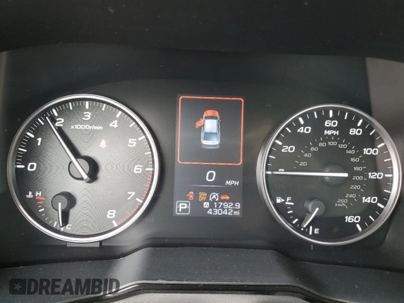 2022 Subaru Legacy Premium with VIN 4S3BWAD62N3004696, listed as a Copart auction lot 58520295 with 43,042 mi miles and Clean title. Bid and sale history available at DreamBid. Image 9.