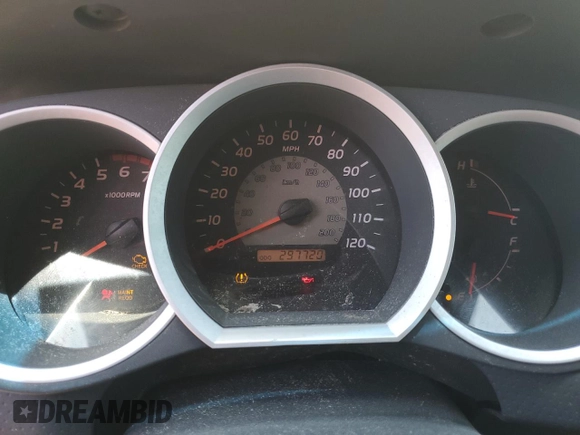 2007 Toyota Tacoma PreRunner with VIN 3TMJU62N17M046853, listed as a Copart auction lot 53421955 with 297,720 mi miles and Non Repairable. Bid and sale history available at DreamBid. Image 9.