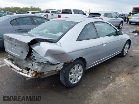 2002 Honda Civic EX with VIN 1HGEM22922L069356, listed as a IAAI auction lot 41988022 with 149,965 mi miles and . Bid and sale history available at carsss.com. Image 4.