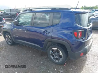 2017 Jeep Renegade Sport with VIN ZACCJAAB7HPE57121, listed as a IAAI auction lot 42684421 with 135,582 mi miles and . Bid and sale history available at DreamBid. Image 3.