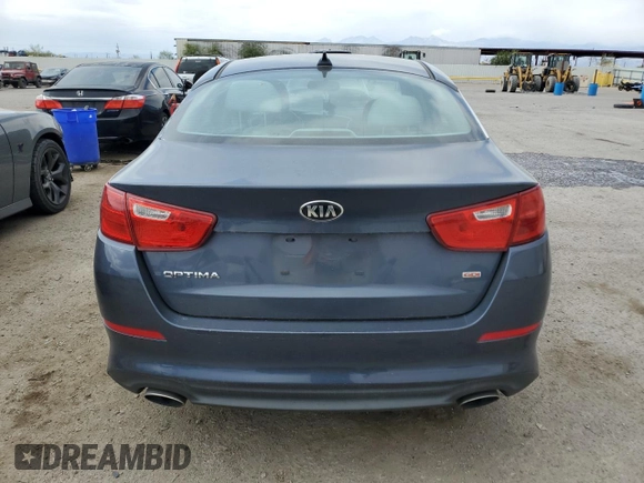 2015 Kia Optima LX with VIN KNAGM4A70F5562835, listed as a Copart auction lot 55532665 with 159,110 mi miles and Clean Title. Bid and sale history available at DreamBid. Image 6.