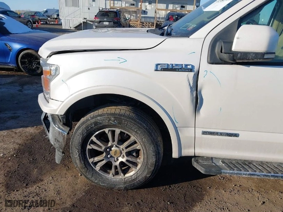 2018 Ford F-150 XL with VIN 1FTFW1E12JFE79214, listed as a IAAI auction lot 41381997 with 139,116 mi miles. Bid and sale history available at carsss.com. Image 17.